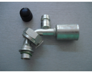 ΑΚΡΟ ΑΤΣΑΛΙΝΟ 8 ROTOLOCK ΓΩΝΙΑ (90) + ΕΙΣΟΔΟΣ R134a